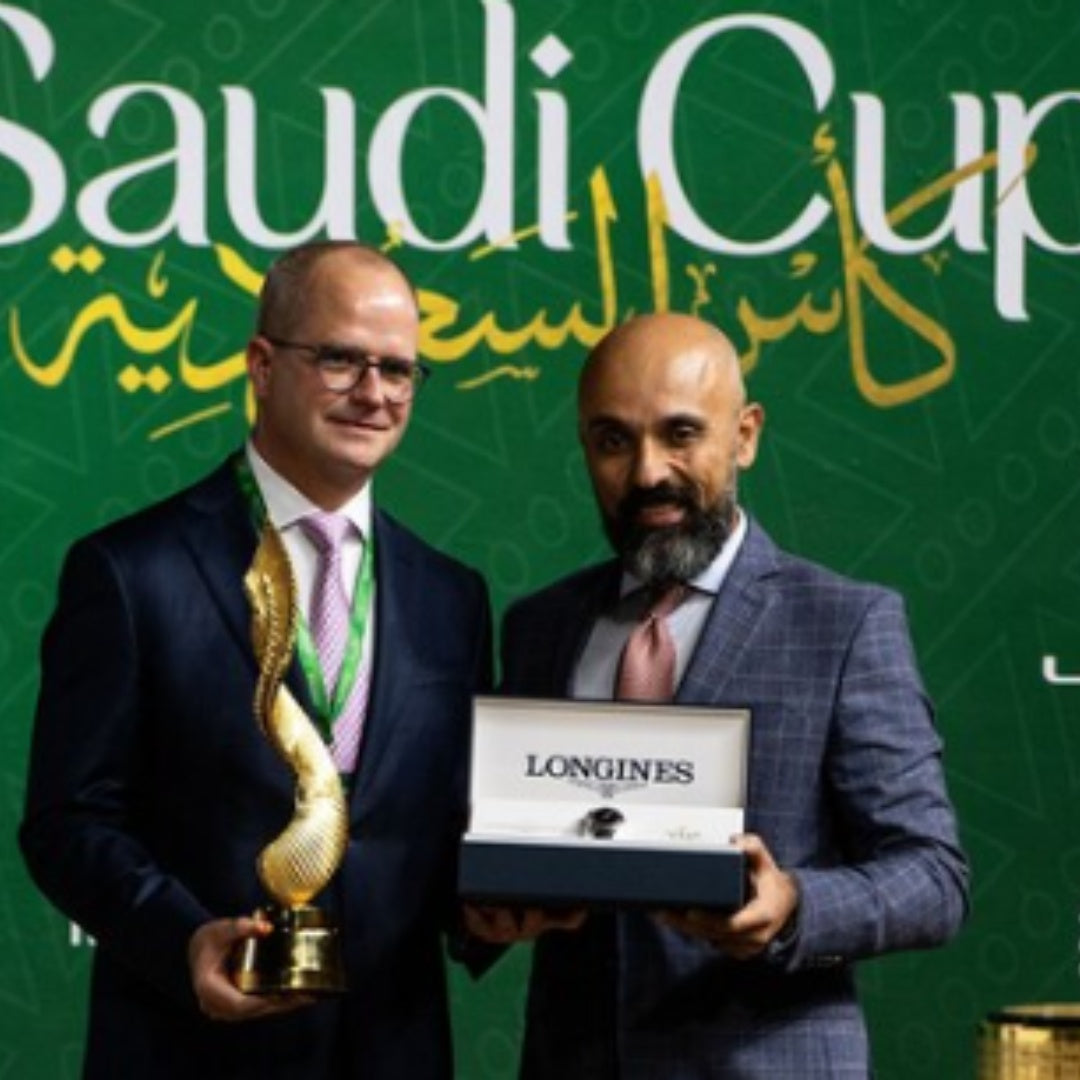 Longines timed the victory of Senor Buscador in the 2024 Saudi Cup race