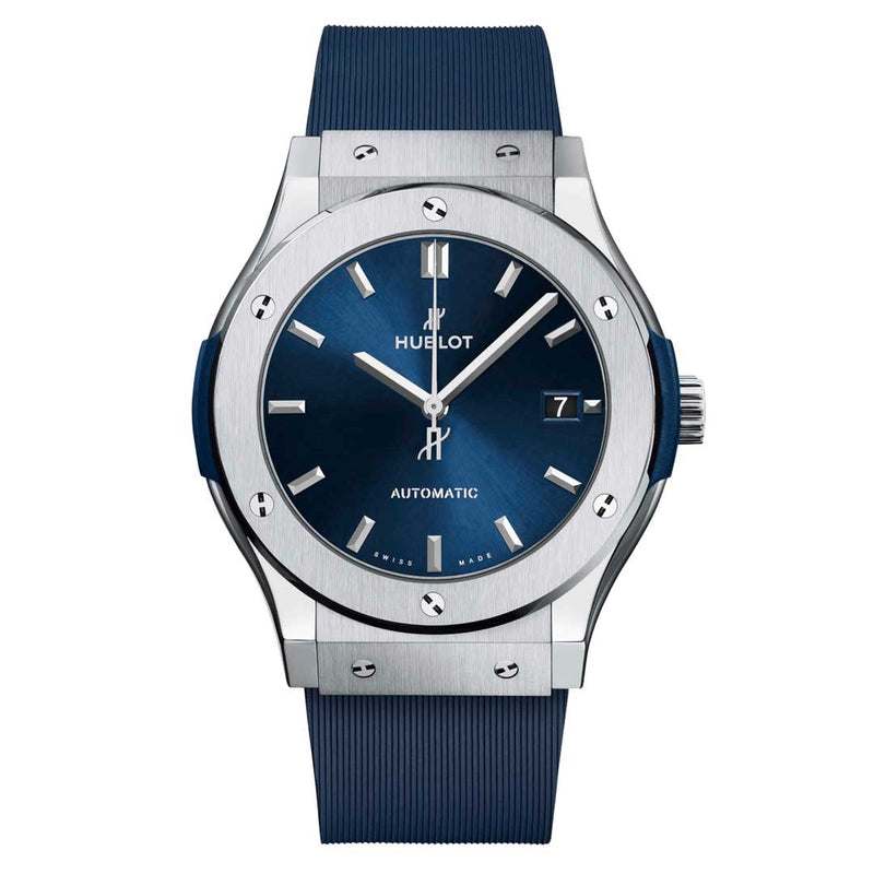 HUBLOT, CLASSIC FUSION TITANIUM BLUE