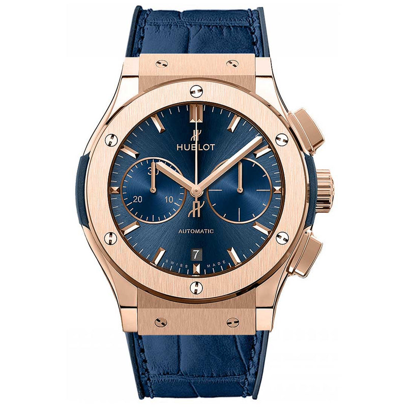 HUBLOT, CLASSIC FUSION BLUE CHRONOGRAPH