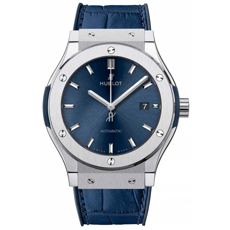 HUBLOT, CLASSIC FUSION TITANIUM BLUE