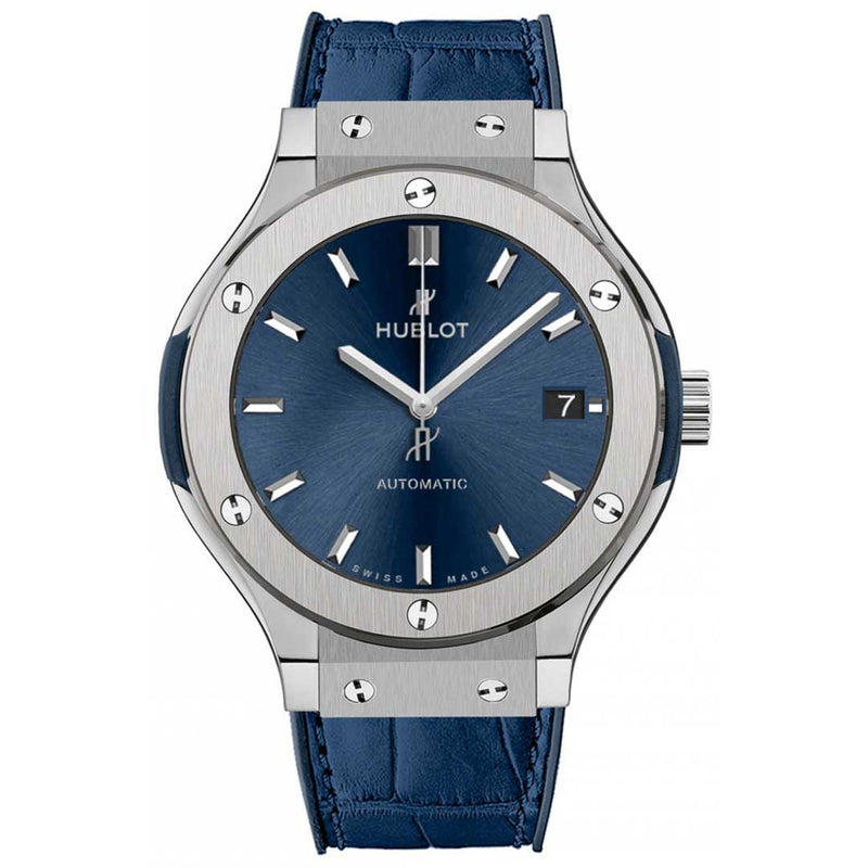 HUBLOT, CLASSIC FUSION TITANIUM BLUE