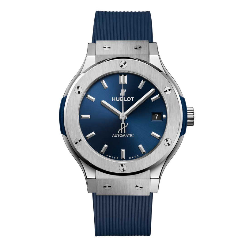 HUBLOT, CLASSIC FUSION TITANIUM BLUE