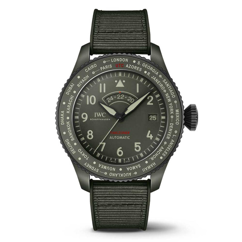 IWC, PILOT’S WATCH TIMEZONER TOP GUN WOODLAND