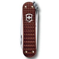 VICTORINOX, SMALL POCKET KNIVES- CLASSIC SD PRECIOUS ALOX- HAZEL BROWN