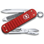VICTORINOX, SMALL POCKET KNIVES- CLASSIC SD PRECIOUS ALOX- ICONIC RED