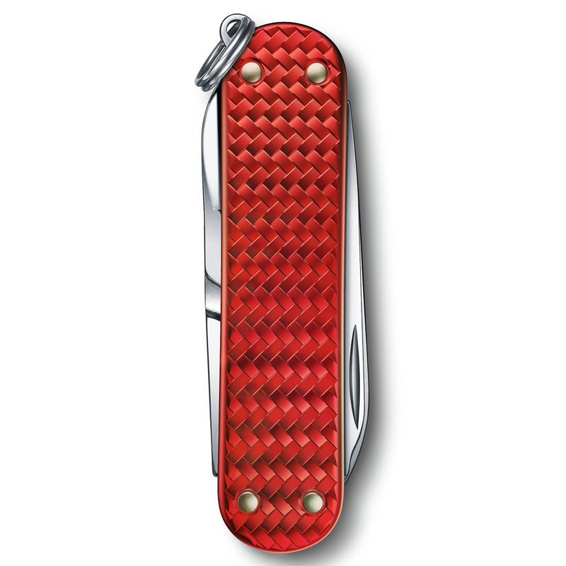 VICTORINOX, SMALL POCKET KNIVES- CLASSIC SD PRECIOUS ALOX- ICONIC RED