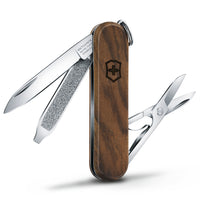 VICTORINOX, SMALL POCKET KNIVES -CLASSIC SD WOOD- WALNUT WOOD