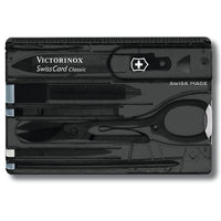 VICTORINOX, SWISS CARD CLASSIC - BLACK TRANSPARENT