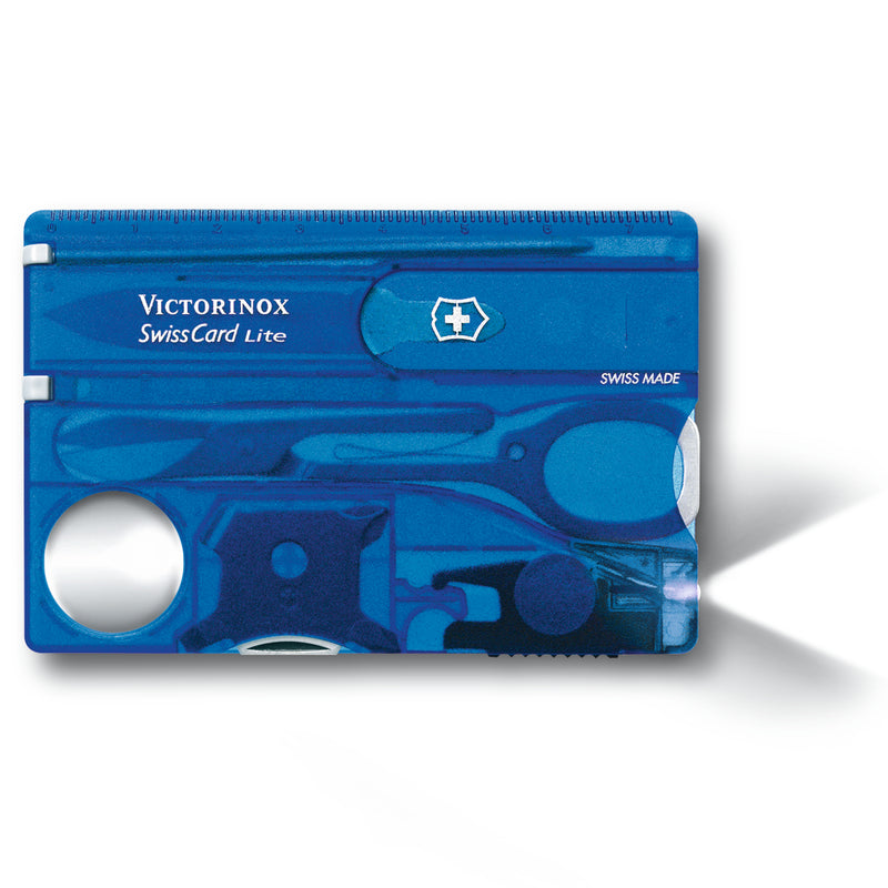 VICTORINOX, SWISS CARD LITE - BLUE LITE SAPPHIRE