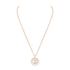 MESSIKA, WHITE MOTHER-OF-PEARL LUCKY MOVE MM NECKLACE