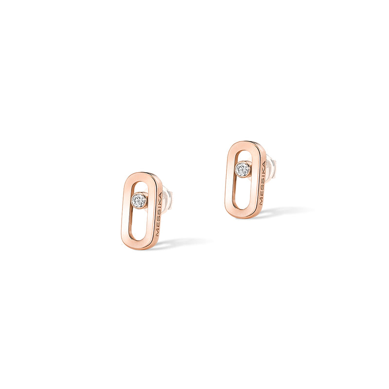 MESSIKA, GOLD MOVE UNO STUD EARRINGS