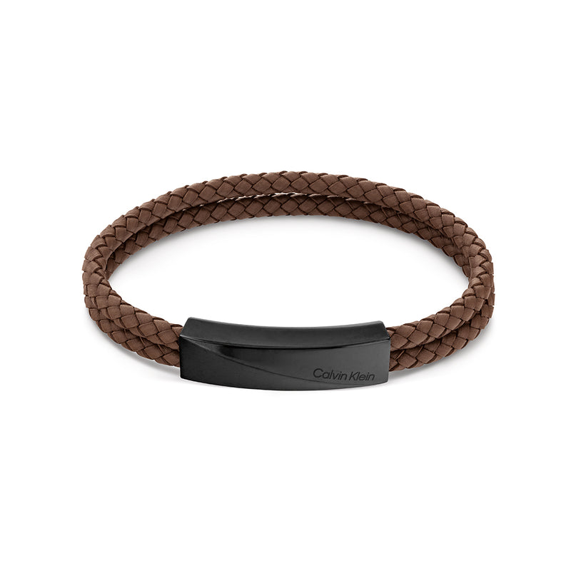 CALVIN KLEIN, BRAIDED BRACELET