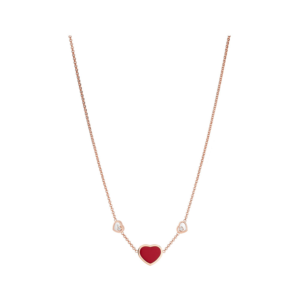 Chopard red heart necklace sale