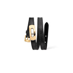 MESSIKA, MY MOVE LEATHER BRACELET, BLACK, YELLOW GOLD